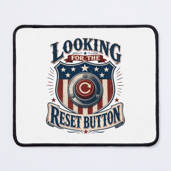 Item preview, Looking for the Reset Button Retro American designed and sold by AntiqueImages.