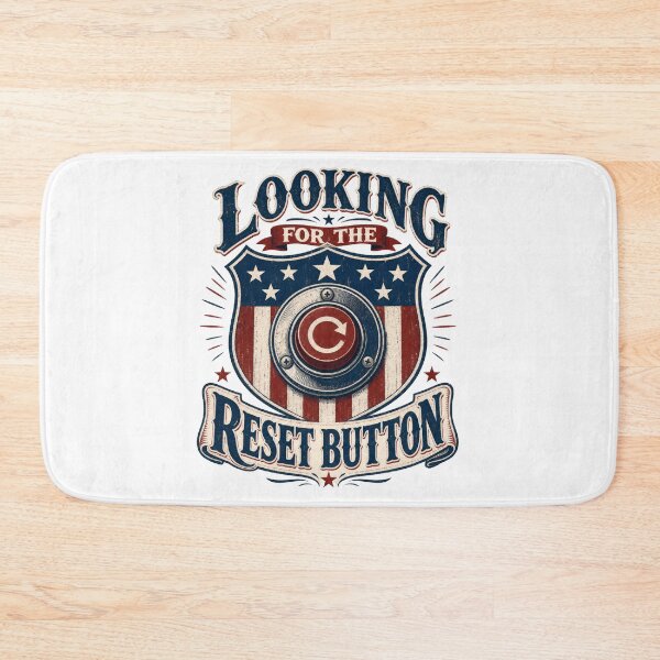 Item preview, Looking for the Reset Button Retro American designed and sold by AntiqueImages.