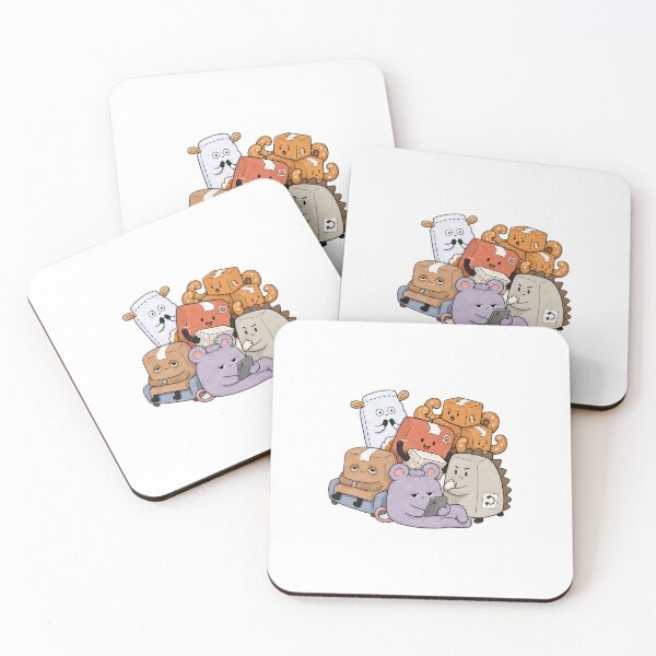 Item preview, Cute Octopus Box & Parcel Animals Busy Office Crew⁠ designed and sold by PackFeelStudio.
