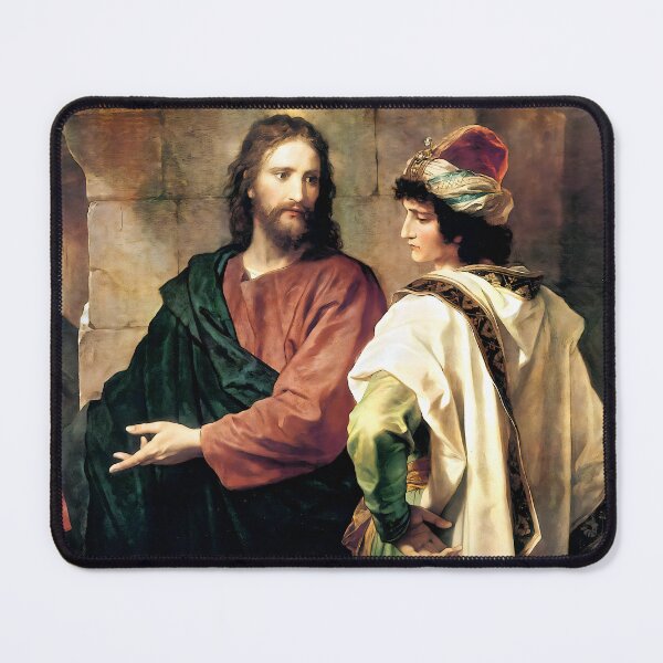 Item preview, Christ and the Rich Young Ruler - Heinrich Hofmann designed and sold by Jon-Baran.