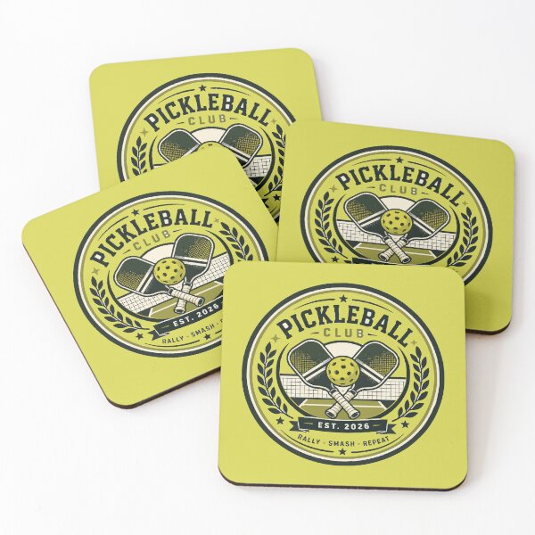 Item preview, Vintage Pickleball Club Badge Retro Paddle Sport Design for Players designed and sold by WORN.THOUGHTS.