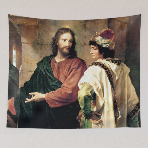 Item preview, Christ and the Rich Young Ruler - Heinrich Hofmann designed and sold by Jon-Baran.