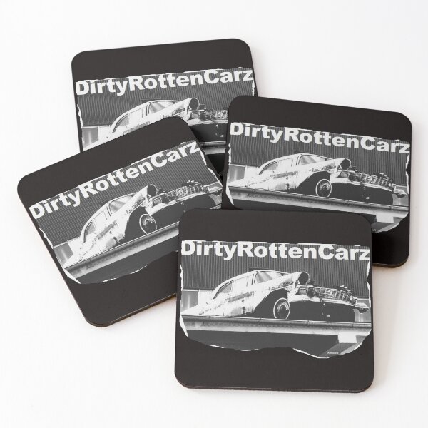 Item preview, Vintage car wreck with text: Dirty Rotten Carz designed and sold by ZoffArt-Shop.