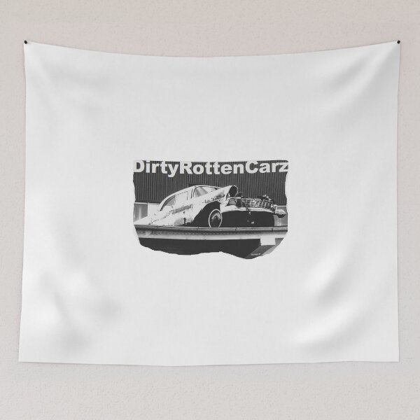 Item preview, Vintage car wreck with text: Dirty Rotten Carz designed and sold by ZoffArt-Shop.