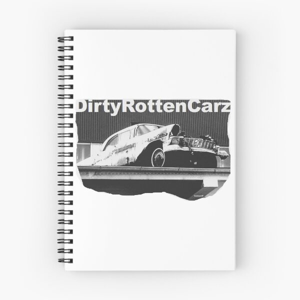 Item preview, Vintage car wreck with text: Dirty Rotten Carz designed and sold by ZoffArt-Shop.