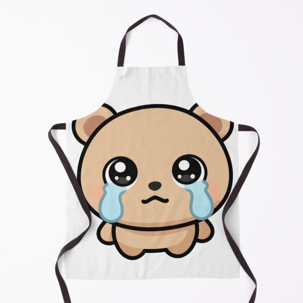 Item preview, Cute Crying Kawaii Bear Cartoon | Adorable Sad Bear Sticker & Gift Design designed and sold by Rood Art Studio.