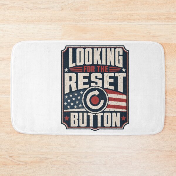 Item preview, Looking for the Reset Button Bold American Flag designed and sold by AntiqueImages.