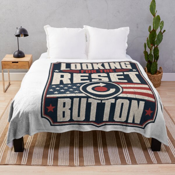 Item preview, Looking for the Reset Button Bold American Flag designed and sold by AntiqueImages.