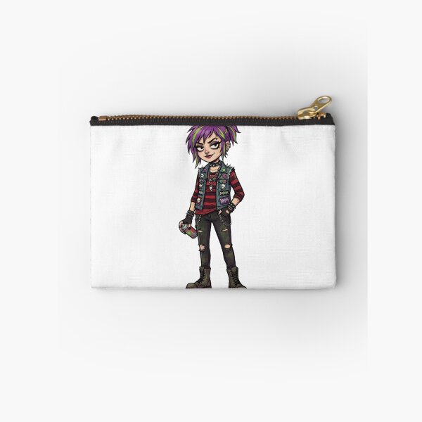 Item preview, Punk Goth Girl Cartoon | Alternative Fashion Illustration | Emo Aesthetic Character | Graffiti Streetwear Art | Gothic Sticker Design designed and sold by Bhaskar Digital Art.