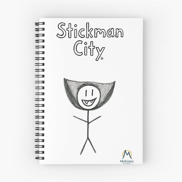Item preview, Stickman City Vampire Stickman designed and sold by McKinleyGames.