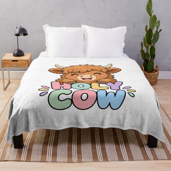 Item preview, Holy Cow Sweet Kawaii Highland Beef designed and sold by BoosterShop.