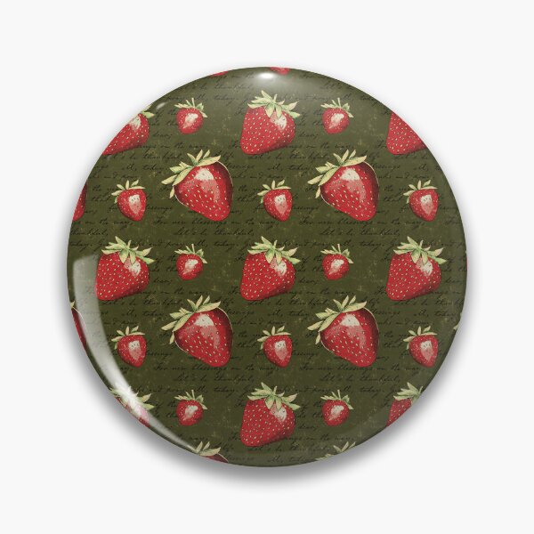 Item preview, Strawberry Green Background Pattern  designed and sold by LouieVanille.
