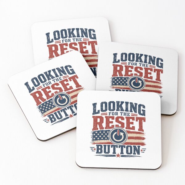 Item preview, Looking for the Reset Button American Flag designed and sold by AntiqueImages.