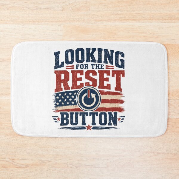 Item preview, Looking for the Reset Button American Flag designed and sold by AntiqueImages.
