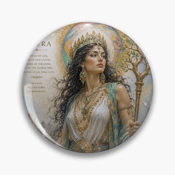 Item preview, Mother Goddess Asjera painting. designed and sold by GalleryKauffeld.