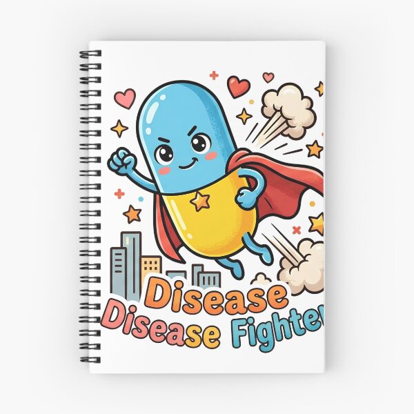 Item preview, Disease Fighter Cute Superhero Pill Capsule Pediatric Nurse Sticker designed and sold by Nurse Craft Studio.