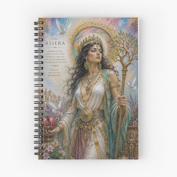 Item preview, Mother Goddess Asjera painting. designed and sold by GalleryKauffeld.