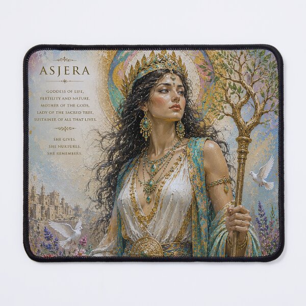 Item preview, Mother Goddess Asjera painting. designed and sold by GalleryKauffeld.