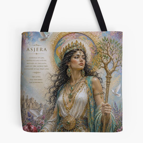 Item preview, Mother Goddess Asjera painting. designed and sold by GalleryKauffeld.