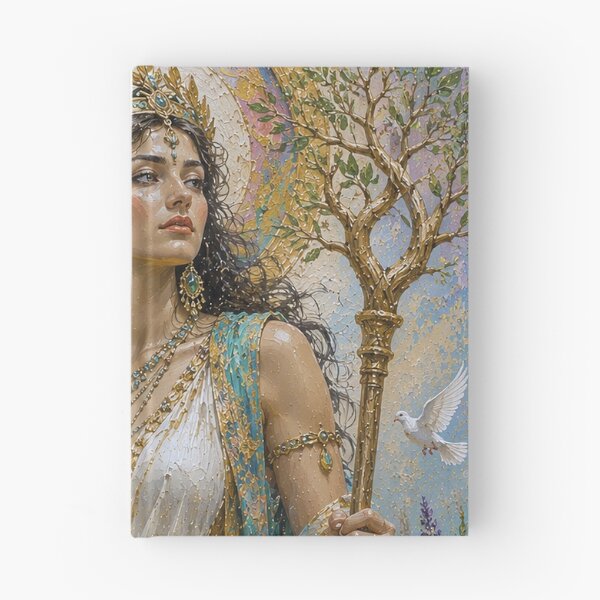 Item preview, Mother Goddess Asjera painting. designed and sold by GalleryKauffeld.