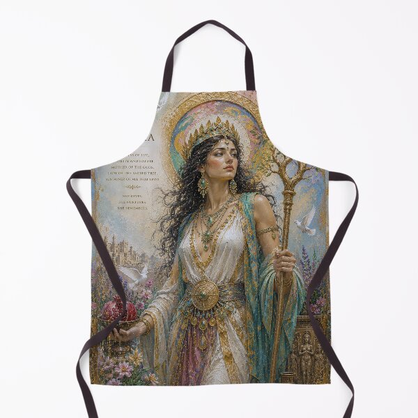 Item preview, Mother Goddess Asjera painting. designed and sold by GalleryKauffeld.
