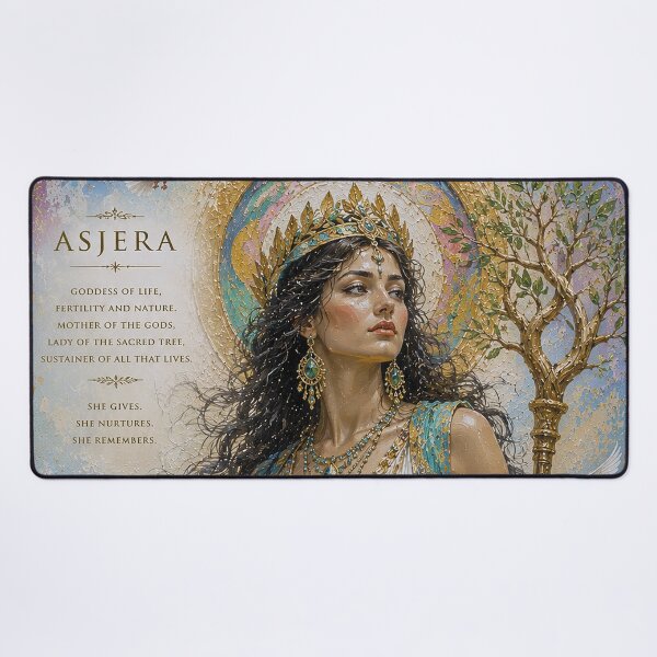 Item preview, Mother Goddess Asjera painting. designed and sold by GalleryKauffeld.