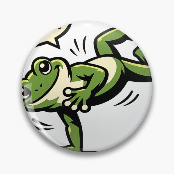 Item preview, Breakdancing Frog Saying "Boom!" Cute Hip Hop Cartoon Design designed and sold by Moss & Mellow.
