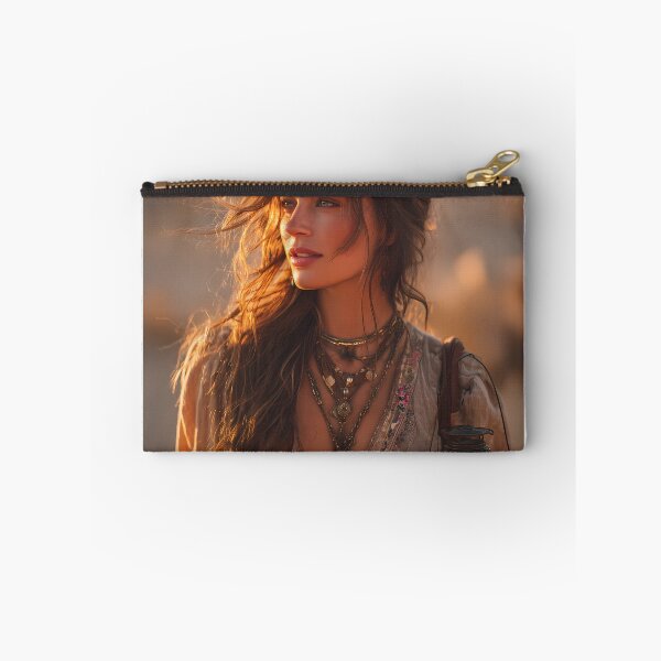 Item preview, Bohemian Desert Woman , Golden Hour Wall Art designed and sold by Emberearth.