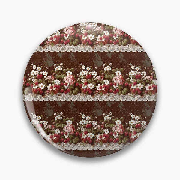 Item preview, Strawberry Floral Pattern  designed and sold by LouieVanille.