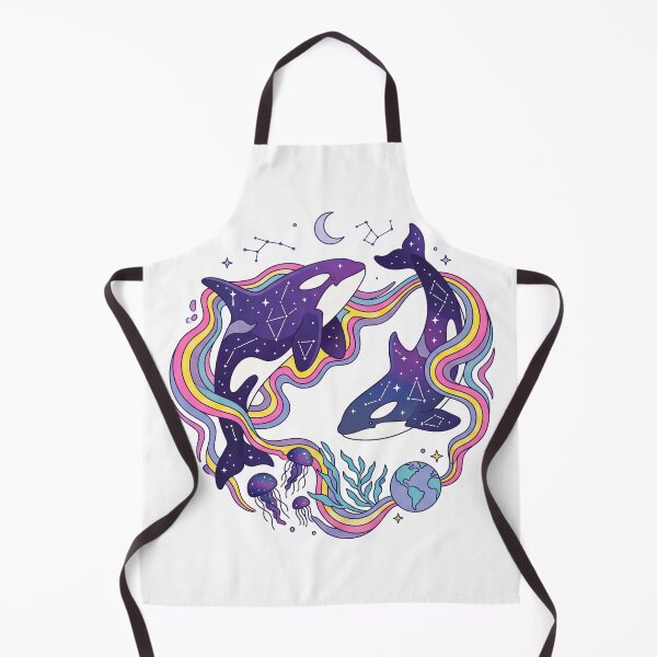 Item preview, Celestial Orca Whales Cosmic Ocean designed and sold by Timegraf.