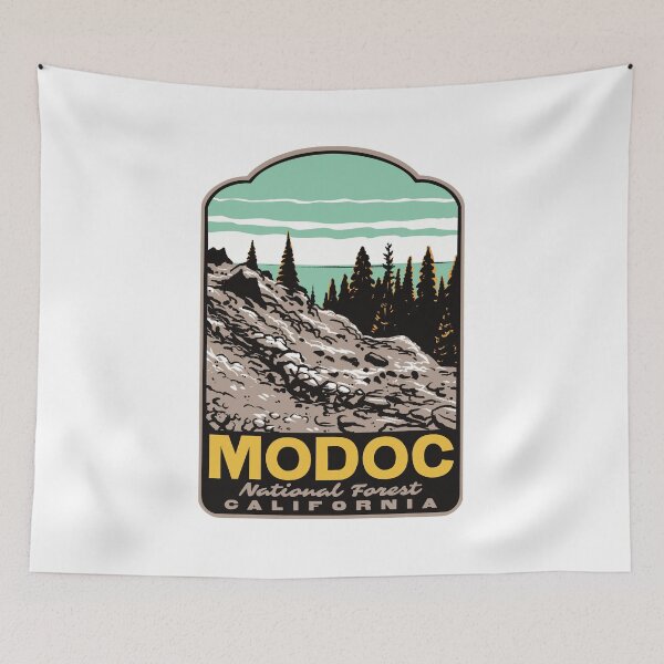 Item preview, Modoc National Forest California Retro designed and sold by HalpinDesign.