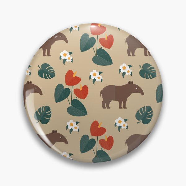 Item preview, Tapirs on brown designed and sold by reneesillus.