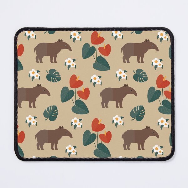 Item preview, Tapirs on brown designed and sold by reneesillus.