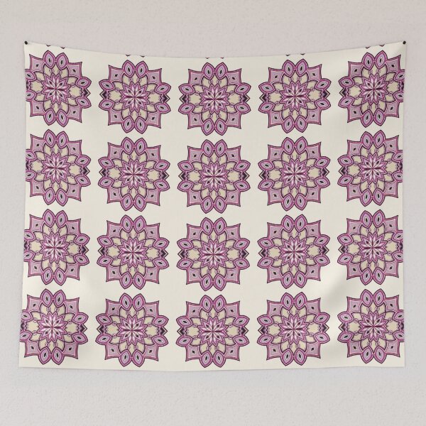 Item preview, Purple Mandala Flower designed and sold by Dancingrabbit Studio.