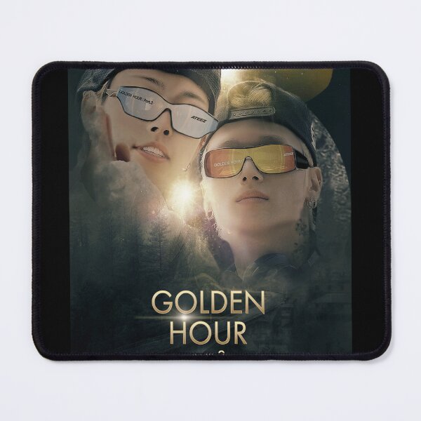 Item preview, ATEEZ Golden Hour Part 3 Sci-Fi Movie Poster - K-Pop Fan Art designed and sold by Tokraz-art.