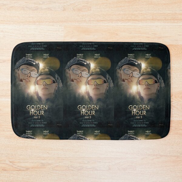 Item preview, ATEEZ Golden Hour Part 3 Sci-Fi Movie Poster - K-Pop Fan Art designed and sold by Tokraz-art.