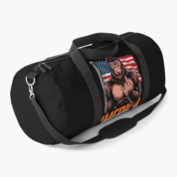 Item preview, 'Merica Bigfoot Muscular Rock On Design v11 designed and sold by DarylWelsh2024.