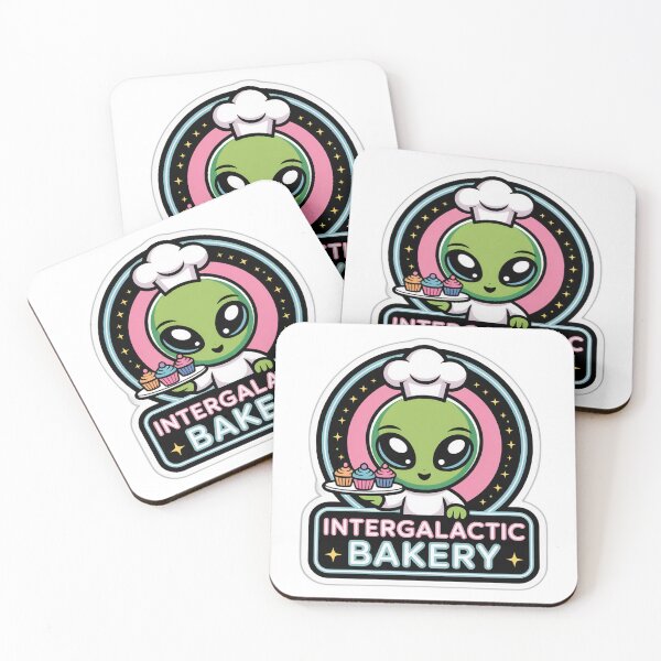 Item preview, Adorable Alien Baker Cosmic Treats Kawaii designed and sold by AVACL0.