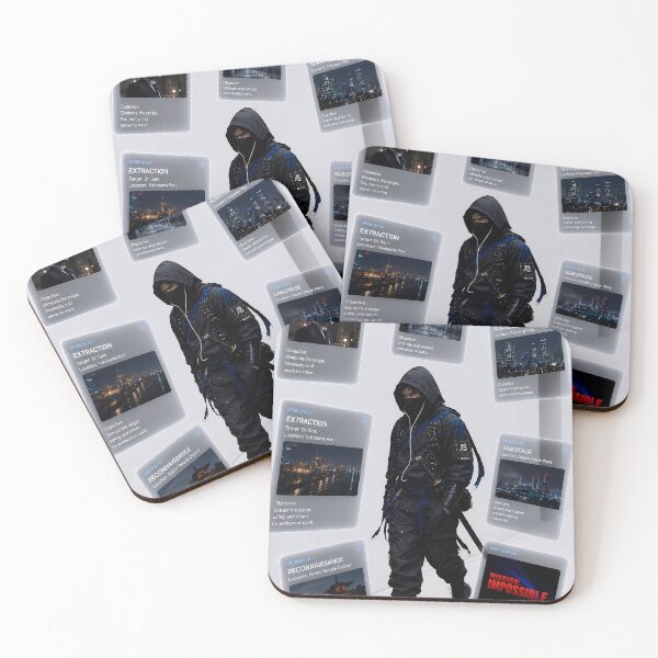 Item preview, Ninja Mission | Futuristic Shinobi Cyberpunk Hologram Art designed and sold by Neo Edo Studio.