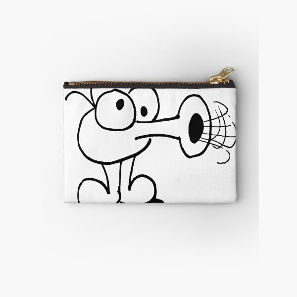 Item preview, Y2K Hand-Drawn Snout Bug - Minimalist Doodle Monster Graphic designed and sold by Kromatik.