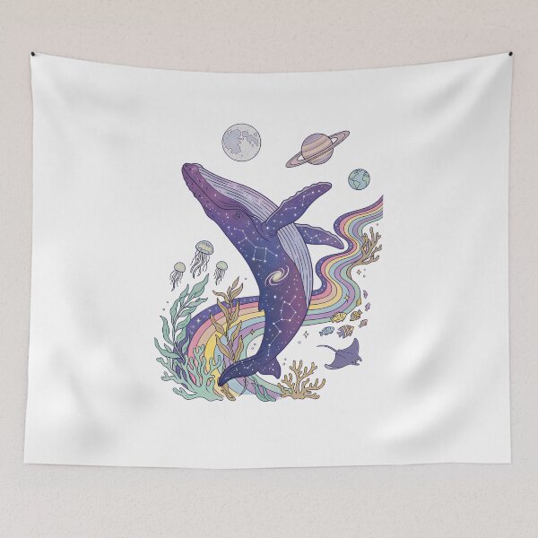 Item preview, Celestial Orca Whales Cosmic Ocean designed and sold by Timegraf.