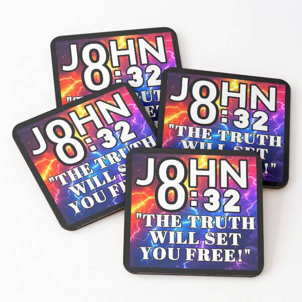 Item preview, Christianity Bible Quote JOHN 8:32! designed and sold by Giulivo Store Graphic.