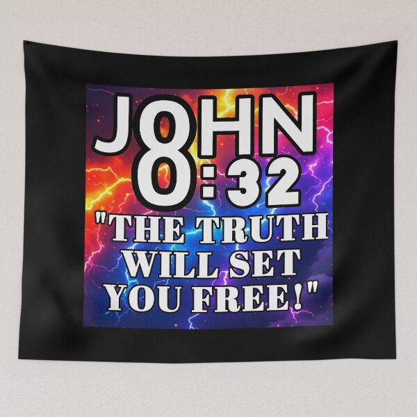 Item preview, Christianity Bible Quote JOHN 8:32! designed and sold by Giulivo Store Graphic.
