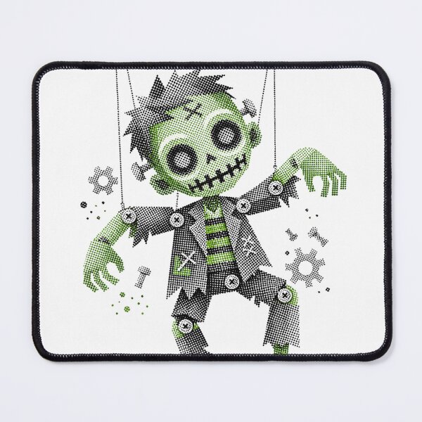 Item preview, Cute Frankenstein Monster Marionette Puppet Halftone designed and sold by xMErCUrY03x.