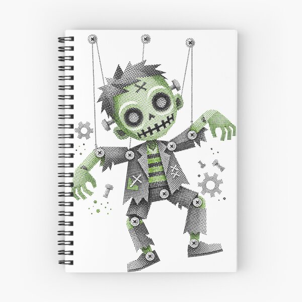 Item preview, Cute Frankenstein Monster Marionette Puppet Halftone designed and sold by xMErCUrY03x.