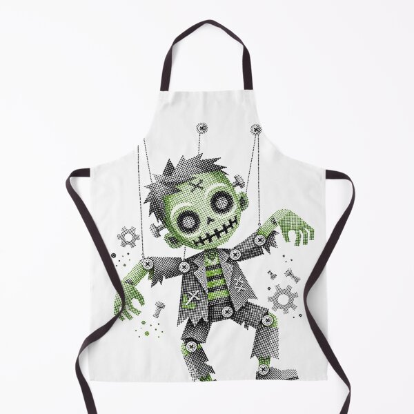 Item preview, Cute Frankenstein Monster Marionette Puppet Halftone designed and sold by xMErCUrY03x.