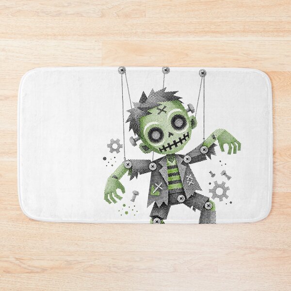 Item preview, Cute Frankenstein Monster Marionette Puppet Halftone designed and sold by xMErCUrY03x.