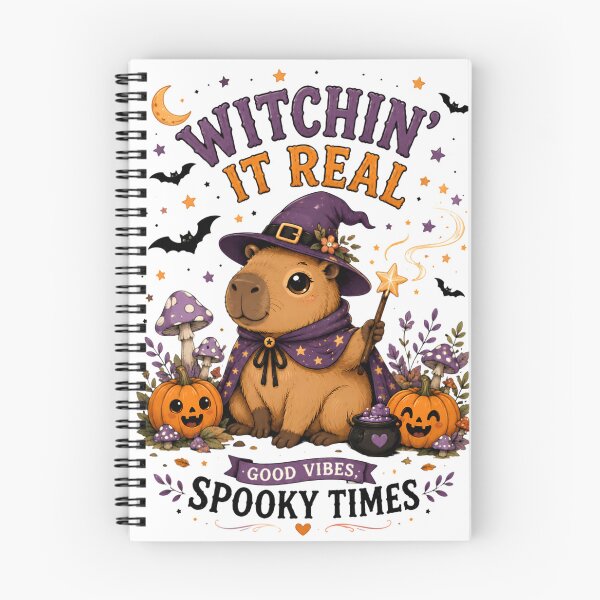 Item preview, Witchin It Real Capybara Halloween designed and sold by M.Store.