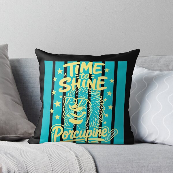 Item preview, Time to Shine Porcupine Cute Student Teacher Back to School designed and sold by clothesy7.