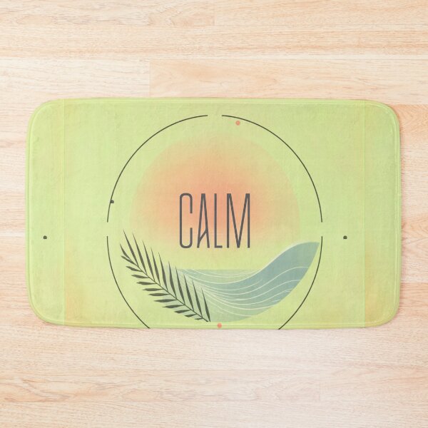 Item preview, Minimalist Calm Sage Green Zen Sunset designed and sold by TrinovaCreates.